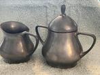 Tin melk en suiker set, Antiek en Kunst, Ophalen of Verzenden