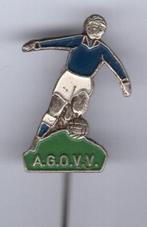 A.G.O.V.V. zilverkleurig voetbal mannetje ( Y_001 ), Verzamelen, Speldjes, Pins en Buttons, Verzenden, Nieuw, Sport, Speldje of Pin