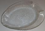 Nieuw : groot glazen vis serveerschaal in reliëf (40cm), Ophalen, Nieuw, Overige stijlen, Glas