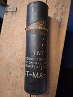 US WW2 60mm mortar round container, Verzamelen, Militaria | Tweede Wereldoorlog, Ophalen of Verzenden, Landmacht, Amerika, Overige typen