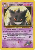 Sabrina's Gengar 29/132 - Gym Challenge (Unlimited), Ophalen of Verzenden, Nieuw, Losse kaart, Foil