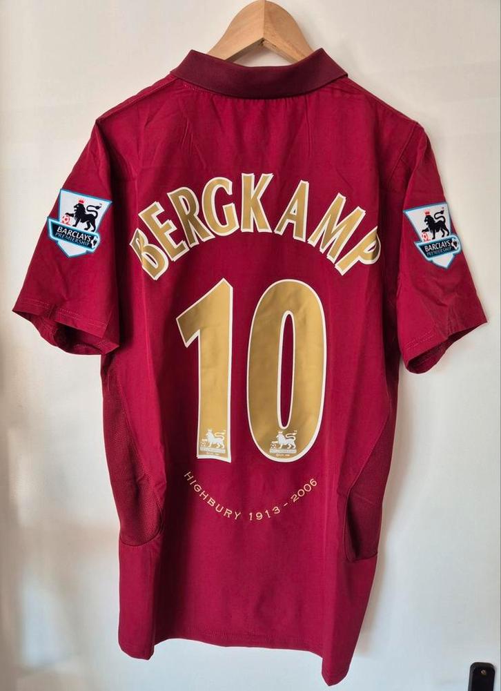 Nieuw Nike Arsenal shirt 2005/2006 Bergkamp 10 maat large, Sport en Fitness, Voetbal, Nieuw, Shirt, Maat L, Ophalen of Verzenden
