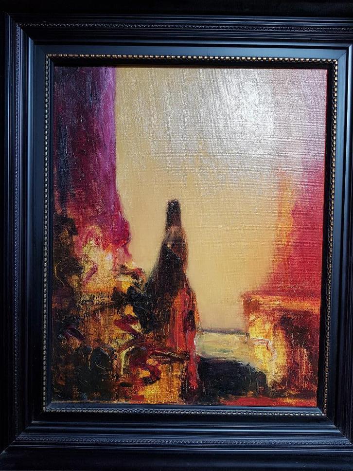 Armand Campi Schilderij Duizend-en-een-nacht, Antiek en Kunst, Kunst | Schilderijen | Klassiek, Verzenden