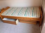Gratis afhalen: grenen 1-persoonsbed met lades., Ophalen, Gebruikt, 90 cm, Eenpersoons