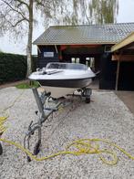 Speedboot, complete set!, Watersport en Boten, Speedboten, Benzine, 70 tot 120 pk, Buitenboordmotor, Polyester