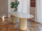 Moderne betonlook eettafel – licht taupe – 260x100cm, Ophalen, 200 cm of meer, Zo goed als nieuw, Vijf personen of meer
