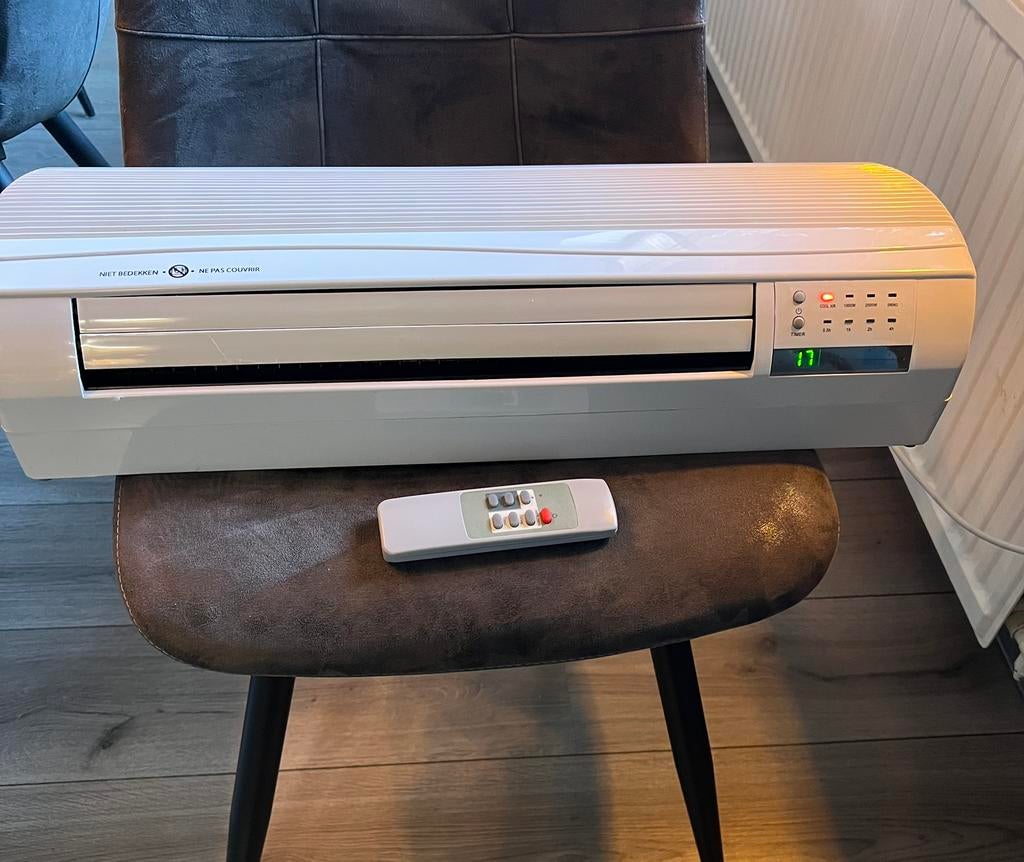 Heater/ wand verwarmingsunit, Ophalen, Minder dan 60 m³, 3 snelheden of meer, Zo goed als nieuw