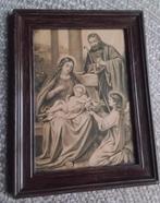 Schitterende Antieke Religieuze afb.Schilderijtje 28,5x22 cm, Ophalen of Verzenden
