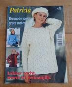 Patricia breiboek breimode voor grote maten maat 40/58 XL, Verzenden, Zo goed als nieuw, Breien, Patroon of Boek