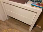 Witte Commode met Lades en ledikant, Kinderen en Baby's, Kinderkamer | Commodes en Kasten, Ophalen, Gebruikt, 75 tot 100 cm, Opstaande rand