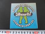 sticker schiedam silhouette schoenen voor jou modieus betaal, Ophalen, Zo goed als nieuw
