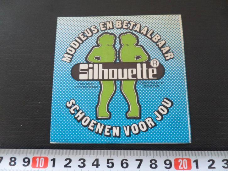 sticker schiedam silhouette schoenen voor jou modieus betaal, Verzamelen, Stickers, Zo goed als nieuw, Ophalen