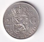 2 1/2 Gulden 1961 Zeer Fraai, Postzegels en Munten, Munten | Nederland, Koningin Juliana, Verzenden, Zilver, Losse munt
