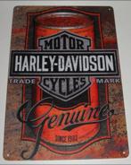 HARLEY DAVIDSON : Bord Harley Davidson - Blik Harley Oil, Nieuw, Reclamebord, Verzenden