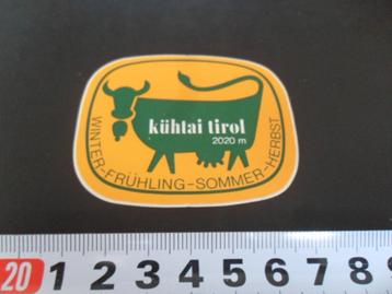 stickers Oostenrijk Kühtai Tirol  2020m  beschikbaar voor biedingen