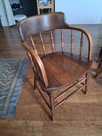 4 antieke captains chairs, Antiek en Kunst, Ophalen