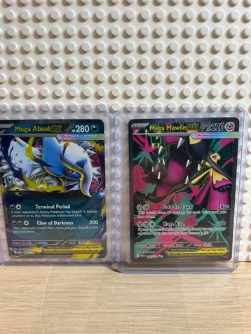 2 pokemon kaarten van mega evolutions te koop beschikbaar voor biedingen