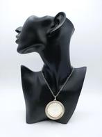 Zilveren jasseronketting met zilveren 10 gulden hanger, Verzenden, Zilver, Hanger