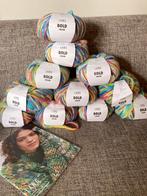 Pakket Met 11 Bollen Lang Yarns Bold Color Cl. 002, Verzenden, Zo goed als nieuw, Breien of Haken, Wol of Garen