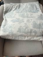 Toile de Jouy antieke franse gordijnen 137 cm L175 cm br, Ophalen, Gebruikt, Toile de Jouy, 100 tot 150 cm