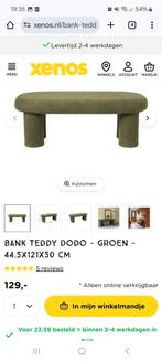 Xenos teddy dodo bank, Ophalen, Zo goed als nieuw, Rechthoekig