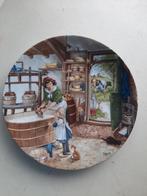 Royal Schwabap Wandbord - Kaasmakerij Scène, Antiek en Kunst, Ophalen of Verzenden