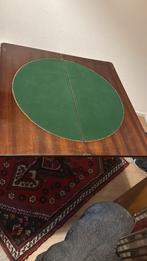 Antieke Bridgetafel met Groen Laken, Ophalen