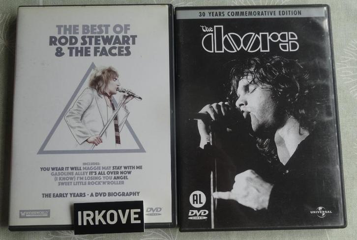 THE DOORS EN ROD STEWART * 2 x DVD Nieuw *, Cd's en Dvd's, Dvd's | Muziek en Concerten, Zo goed als nieuw, Muziek en Concerten