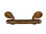 Industriële meubelgreep Lincoln roest bruin | Gegrepen, Minder dan 50 cm, Bruin, Nieuw, Minder dan 25 cm