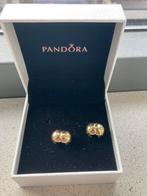 Pandora shine clip met logo.  Materiaal: Zilver goldplated, Sieraden, Tassen en Uiterlijk, Bedels, Nieuw, Pandora, Ophalen of Verzenden