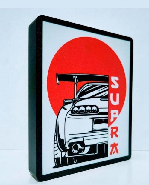 Toyota Supra (Decoratie of met verlichting), Verzamelen, Automerken, Motoren en Formule 1, Nieuw, Ophalen of Verzenden