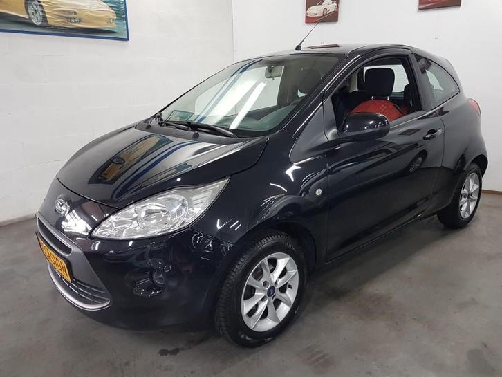Ford Ka 1200i 3 DEURS AIRCO zwart metallic, Auto's, Ford, Bedrijf, Te koop, Ka, ABS, Airbags, Airconditioning, Alarm, Centrale vergrendeling