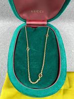 Gouden Ketting Gucci | 18k | 6x Gucci logo | 43,5 | 394951, Ophalen of Verzenden, Goud, Goud, Verstelbaar