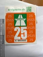 Vignet Zwitserland ongebruikt met aankoopbewijs, Tickets en Kaartjes, Autovignetten, Drie personen of meer