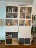 White IKEA unit book case, Huis en Inrichting, Kasten | Wandmeubels, 25 tot 50 cm, Minder dan 150 cm, Zo goed als nieuw, Ophalen