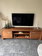 Notenhouten Tv meubel, Ophalen, Gebruikt, 25 tot 50 cm, Minder dan 100 cm