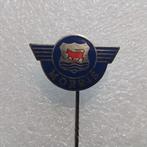 Morris, voormalig Brits autofabr.  geëmailleerd en gemerkt, Verzamelen, Speldjes, Pins en Buttons, Ophalen of Verzenden, Zo goed als nieuw