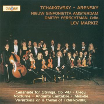 TCHAIKOVSKY ARENSKY Serenade for strings op. 48 CD GLOBE beschikbaar voor biedingen