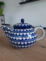 Bunzlau theepot Bleu Valentine, Keramiek, Overige typen, Nieuw, Ophalen of Verzenden