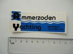 sticker Ammerzoden yachting vintage jacht haven retro ay, Verzamelen, Stickers, Verzenden