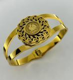 Armband Louise roestvrij staal, Verzenden, Nieuw, Goud, Staal