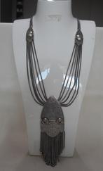 Prachtig zilveren antiek collier nr.1125, Sieraden, Tassen en Uiterlijk, Antieke sieraden, Verzenden, Zilver, Ketting