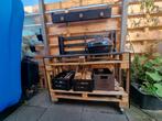 Pallet buitenkeuken met ingebouwde weber, Ophalen, Zo goed als nieuw