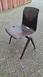 12 pagholz vintage galvanitas school thur seat retro stoel, Huis en Inrichting, Stoelen, Ophalen of Verzenden, Zo goed als nieuw