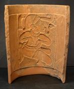 Maya mal voor vaas, koning precolumbiaans, Verzamelen, Beelden en Beeldjes, Ophalen of Verzenden, Mens