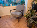 WOOOD Sally vintage stijl fauteuil stoel relaxstoel, Huis en Inrichting, Fauteuils, Ophalen, Stof, 50 tot 75 cm