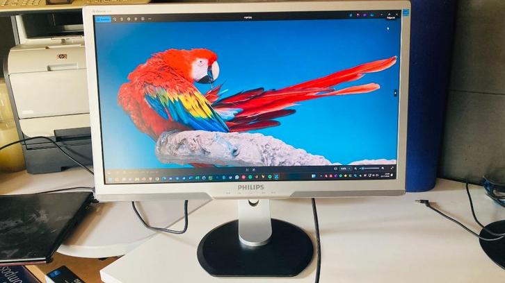 Philips Brilliance 241P 24” monitor, Computers en Software, Monitoren, Zo goed als nieuw, 61 t/m 100 Hz, DVI, VGA, Ingebouwde speakers