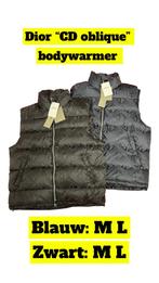 Dior “CD oblique” bodywarmer zwart en blauw nieuw, Ophalen of Verzenden, Nieuw