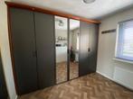 Stevige grote kledingkast met spiegel, Huis en Inrichting, Kasten | Kledingkasten, 200 cm of meer, Met hangruimte, Ophalen of Verzenden