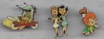 THE FLINTSTONES PINS 3 STUKS, Verzamelen, Speldjes, Pins en Buttons, Ophalen of Verzenden, Gebruikt, Merk, Speldje of Pin